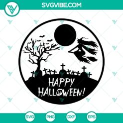Happy Halloween In Circle SVG, Halloween SVG, Horror SVG
