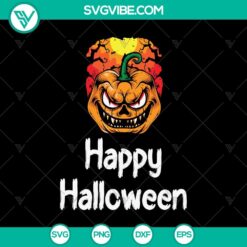Happy Halloween Scare Pumpkin SVG, Halloween SVG, Scary SVG, Oct 31 SVG