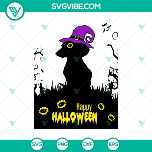 happy halloween svg dog svg witch hat svg halloween svg