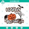 Spooky Halloween SVG with a scary pumpkin design, perfect for festive crafts and decorations.