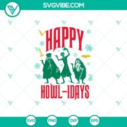 Halloween, SVG Files, The Haunted Mansion SVG, Happy Howl-Idays SVG, The 2