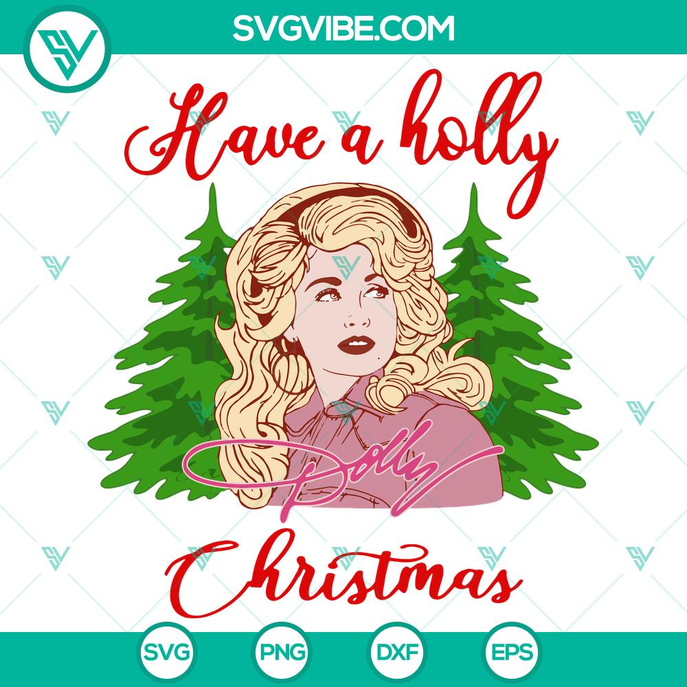 have-a-holly-dolly-xmas-svg-dxf-eps-png-files.jpg Holly Dolly Xmas SVG DXF EPS PNG files for crafts and designs.