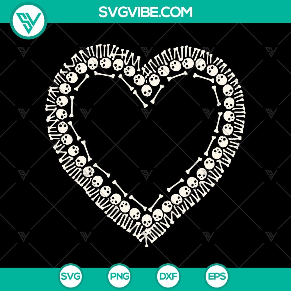 heart-skeleton-svg-heart-svg-halloween-svg-scary-svg.jpg Heart skeleton SVG design with Halloween and scary elements, perfect for spooky-themed crafts and decorations.