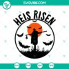 Heis Risen SVG featuring Halloween and Horror elements like Bat, ideal for spooky crafting projects.