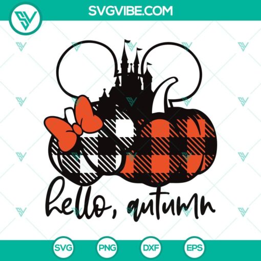 hello autumn svg disney fall svg pumpkin fall svg