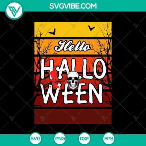 hello halloween skeleton blood svg halloween svg trick or treat svg halloween mom svg