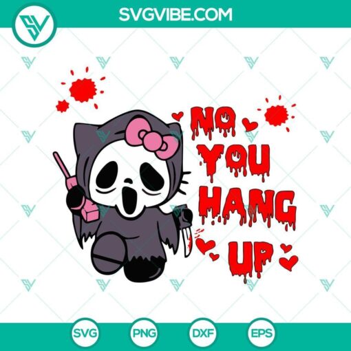 hello kitty no you hang up svg dxf eps png cut files