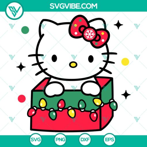 hello kitty presenta svg christmas svg sanrio christmas svg kawaii svg