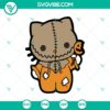 Hello Kitty Sam Trick Or Treat SVG, Kitty Horror, Halloween SVG with cute Hello Kitty dressed for Halloween. Great for spooky crafts.