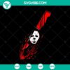 Hell-O-Ween Myers SVG featuring horror characters design with Michael Myers and knife. Perfect for Halloween crafts.