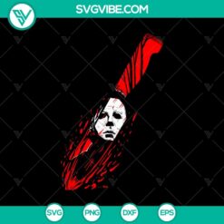 Hell-O-Ween Myers SVG, Horror Characters SVG, Michael Myers Knife SVG