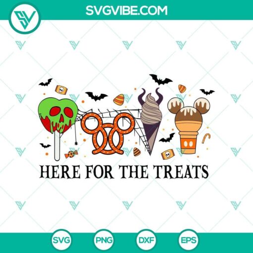 here for the treats disney halloween svg dxf eps png files