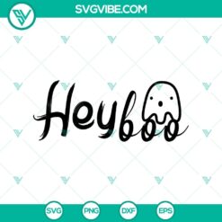 Hey Boo Halloween Design SVG, Halloween Scary SVG, Halloween SVG