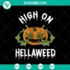 High on Hellaweed Halloween SVG with horror and scary elements for Halloween designs.