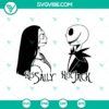 His Sally Her Jack SVG design for Halloween featuring characters from The Nightmare Before Christmas.