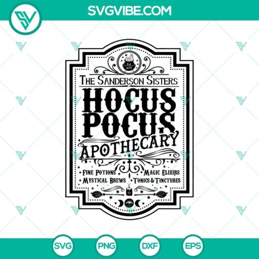 hocus pocus apothecary svg halloween svg hocus pocus svg