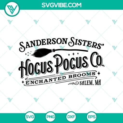 hocus pocus enchanted brooms svg halloween svg hocus pocus svg