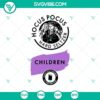 Hocus Pocus Hard Seltzer Children SVG design with Halloween theme, ideal for crafting projects, includes a witch, cat, and cauldron.