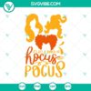 Hocus Pocus SVG with Halloween theme design for digital crafting projects.