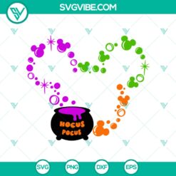 Halloween, Hocus Pocus SVG, SVG Files, Walt Disney SVG, Hocus Pocus Mickey Ears 5