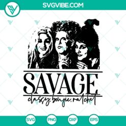 Halloween, Hocus Pocus SVG, SVG Files, Hocus Pocus Savage SVG, Sanderson Sister 13