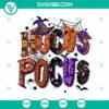 Hocus Pocus Spider Web and Witch Halloween SVG design for crafting and decor.