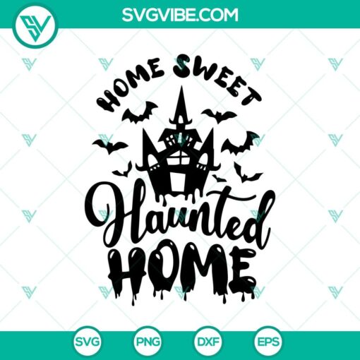 home sweet svg haunted home svg halloween svg