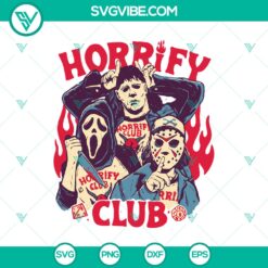 Halloween, Stranger Things, SVG Files, Horrify Club SVG, Stranger Things Horror 1