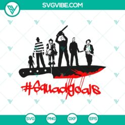 Horror Characters Movie SquadGoals SVG, Horror SVG, Halloween SVG