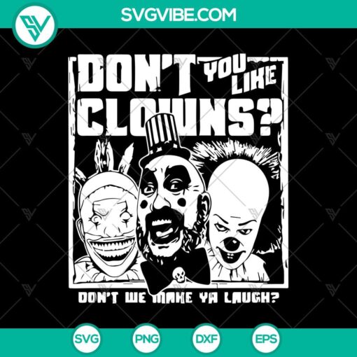 horror clowns svg halloween svg scary svg horror svg