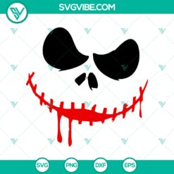 Halloween, SVG Files, The Nightmare Before Christmas SVG, Horror Face Jack 20