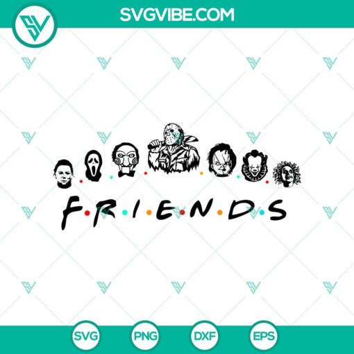 horror face svg horror friends svg halloween friends svg