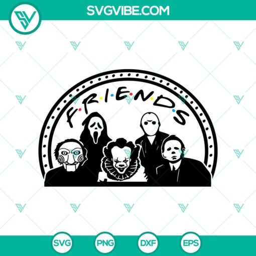 horror friends svg horror characters svg halloween svg