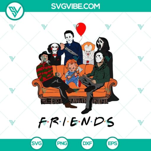 horror friends svg horror characters svg horror halloween svg