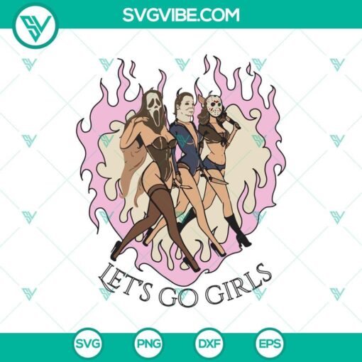 horror girls svg dxf eps png cut files