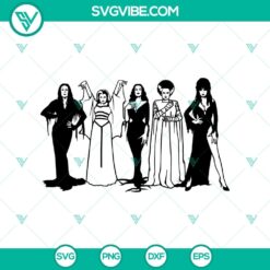 Horror Goth Queens SVG, Halloween SVG, Scary SVG, Horror SVG