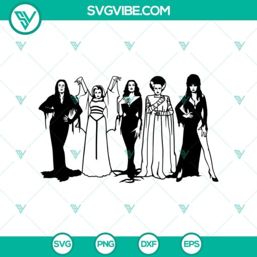 horror goth queens svg halloween svg scary svg horror svg