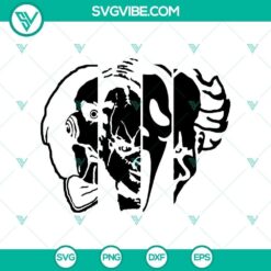 Horror Half Face SVG, Horror SVG, Scary SVG, Halloween SVG