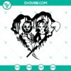 Spooky Horror In Heart SVG design for Halloween featuring horror elements. Perfect for Halloween decorations and projects.