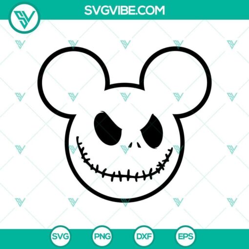 horror mickey head svg disney halloween svg mickey and minnie svg