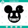 Horror Mickey Head, American Story, Halloween SVG design for spooky crafts and projects with a unique twist.