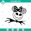 Halloween Horror Minnie and Mickey SVG design for Disney enthusiasts, featuring spooky elements perfect for Halloween crafts.