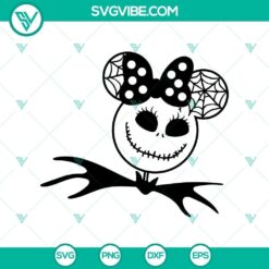 Halloween, SVG Files, Walt Disney SVG, Horror Minnie Halloween SVG, Disney 18