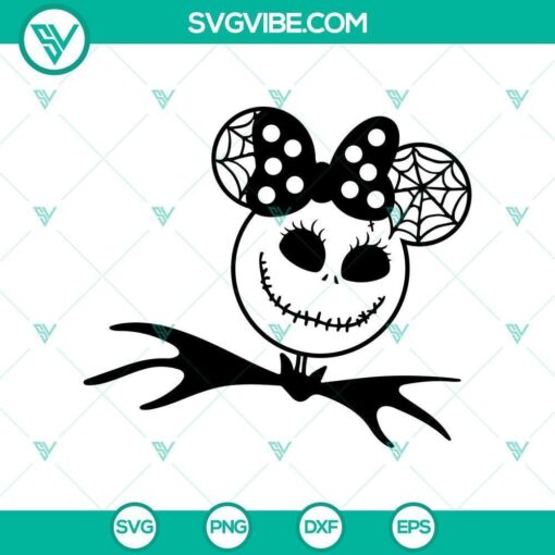 horror minnie halloween svg disney halloween svg mickey and minnie svg