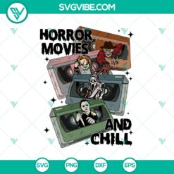 Halloween, Movies, SVG Files, Horror Movies and Chill SVG DXF EPS PNG Cut Files 14