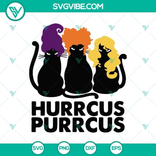 hurrcus purrcus svg halloween svg scary svg cat scare svg