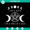 Halloween witch force of a wish SVG, featuring a scary design for digital crafting projects.