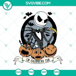 Halloween, SVG Files, The Nightmare Before Christmas SVG, I Am Chargers Fan SVG 2