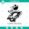 "I Hate People Jack Skellington Halloween SVG design with Oct 31 date, ideal for Halloween crafts and decor."