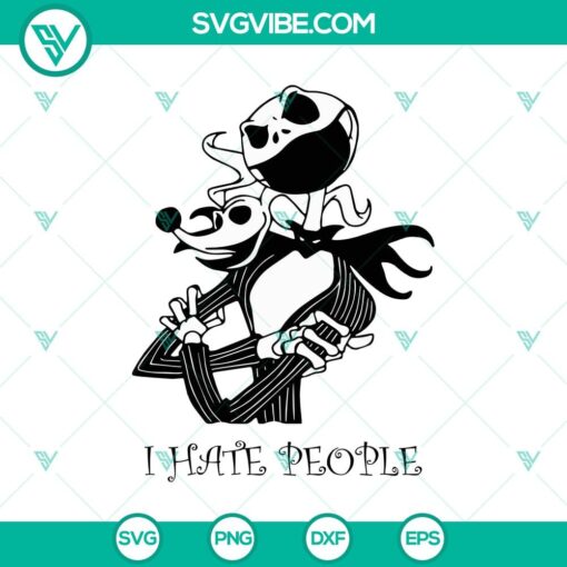 i hate people jack svg halloween svg jack skellington svg oct 31 svg